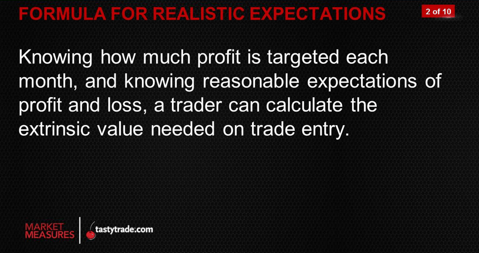 Formula for Realistic Expectations - 2