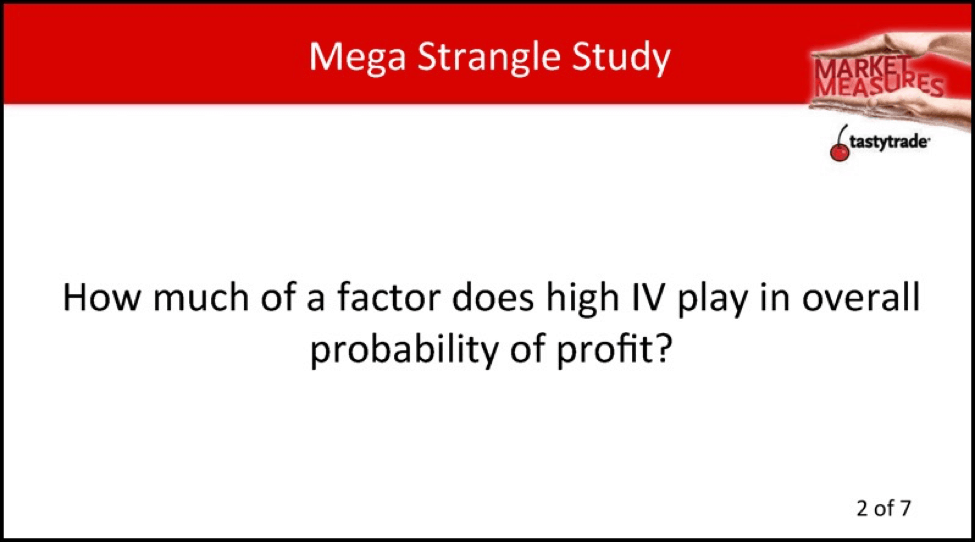 Mega Strangle Study - 2