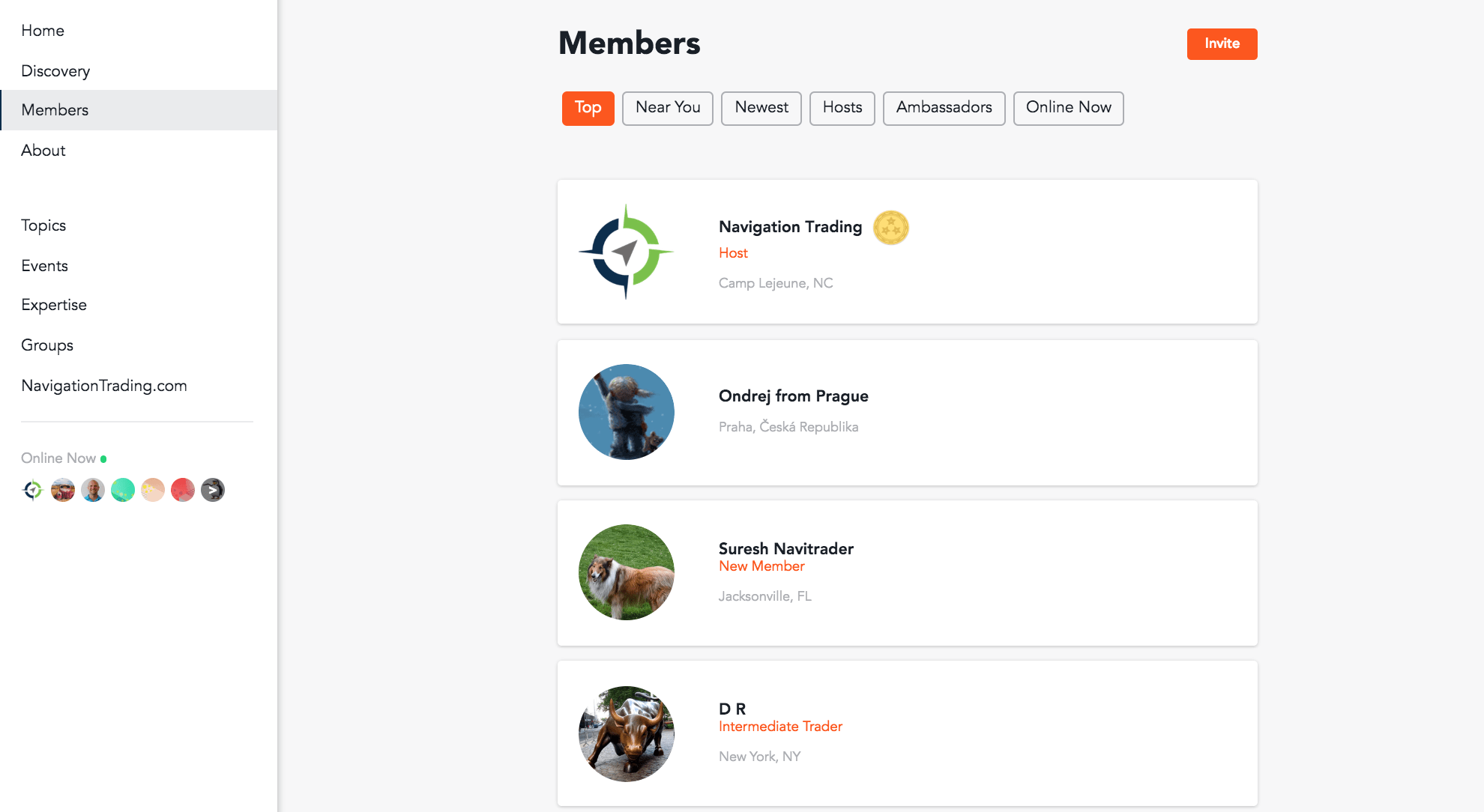 Members Tab Image