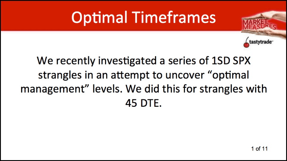 Optimal Timeframes - 1